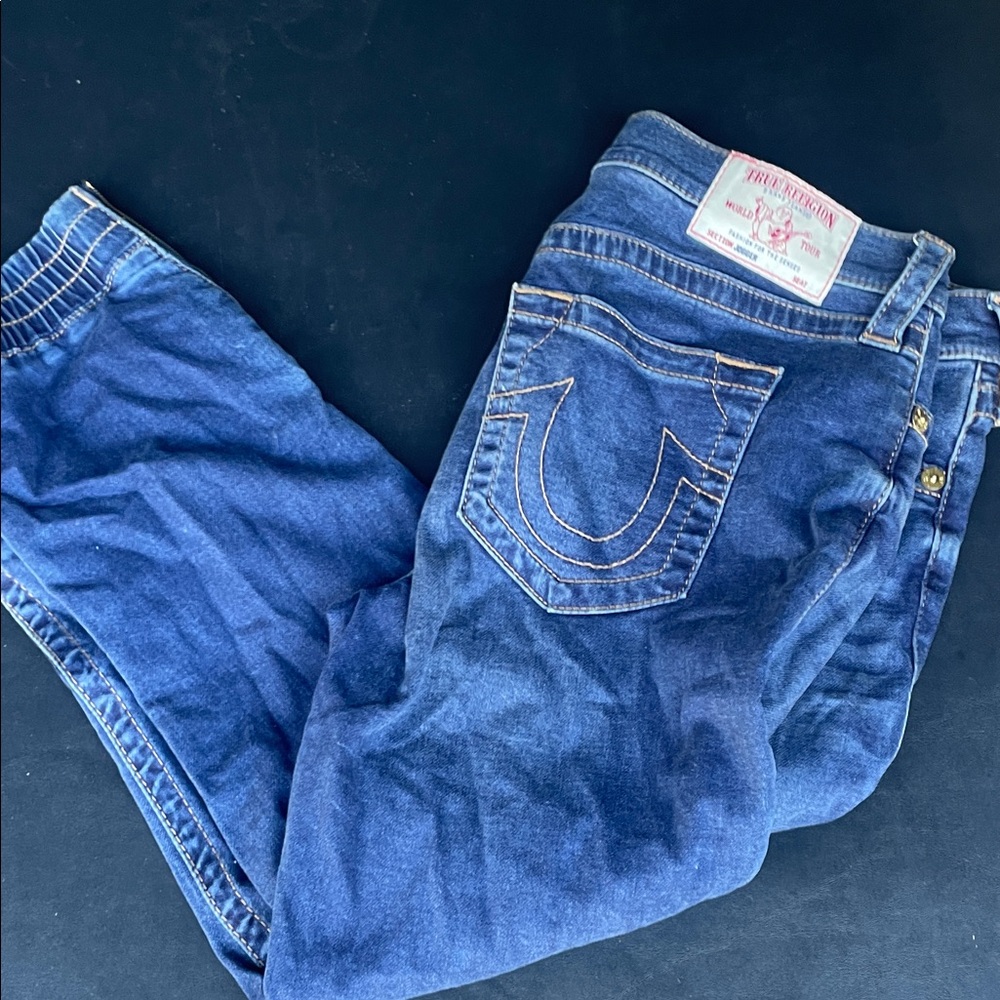 True Religion Women's Dark Blue Jeggings size 30